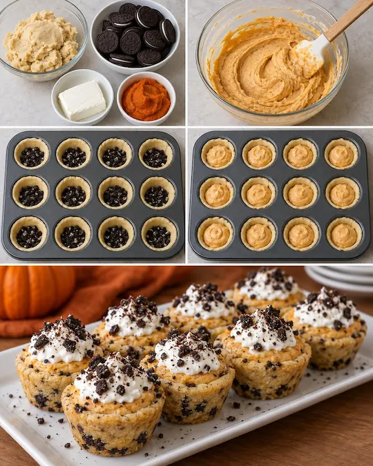 Pumpkin Patch Oreo Cookie Cups