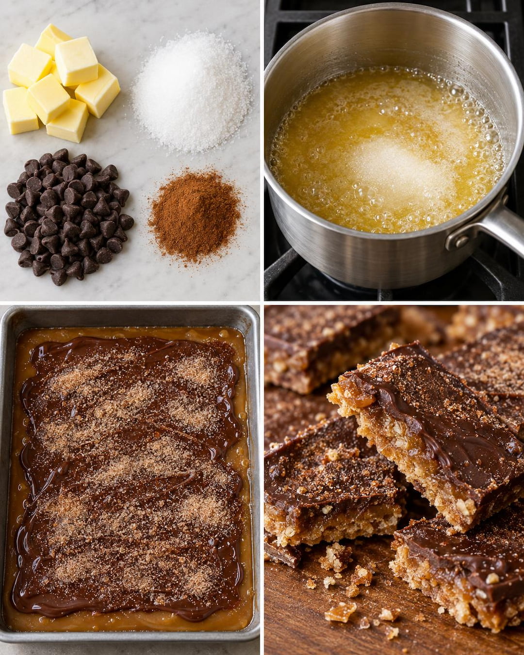 Churro Toffee Bars