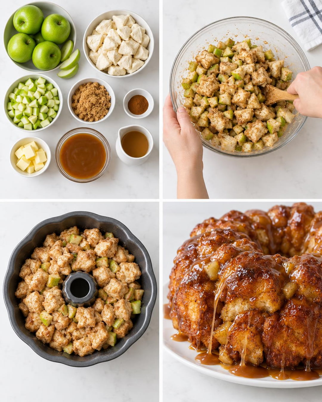 Caramel Apple Pull-Apart Bread
