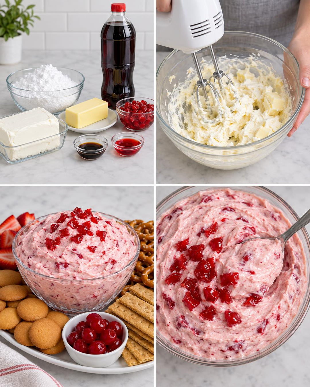 Creamy Cherry Cola Float Dip