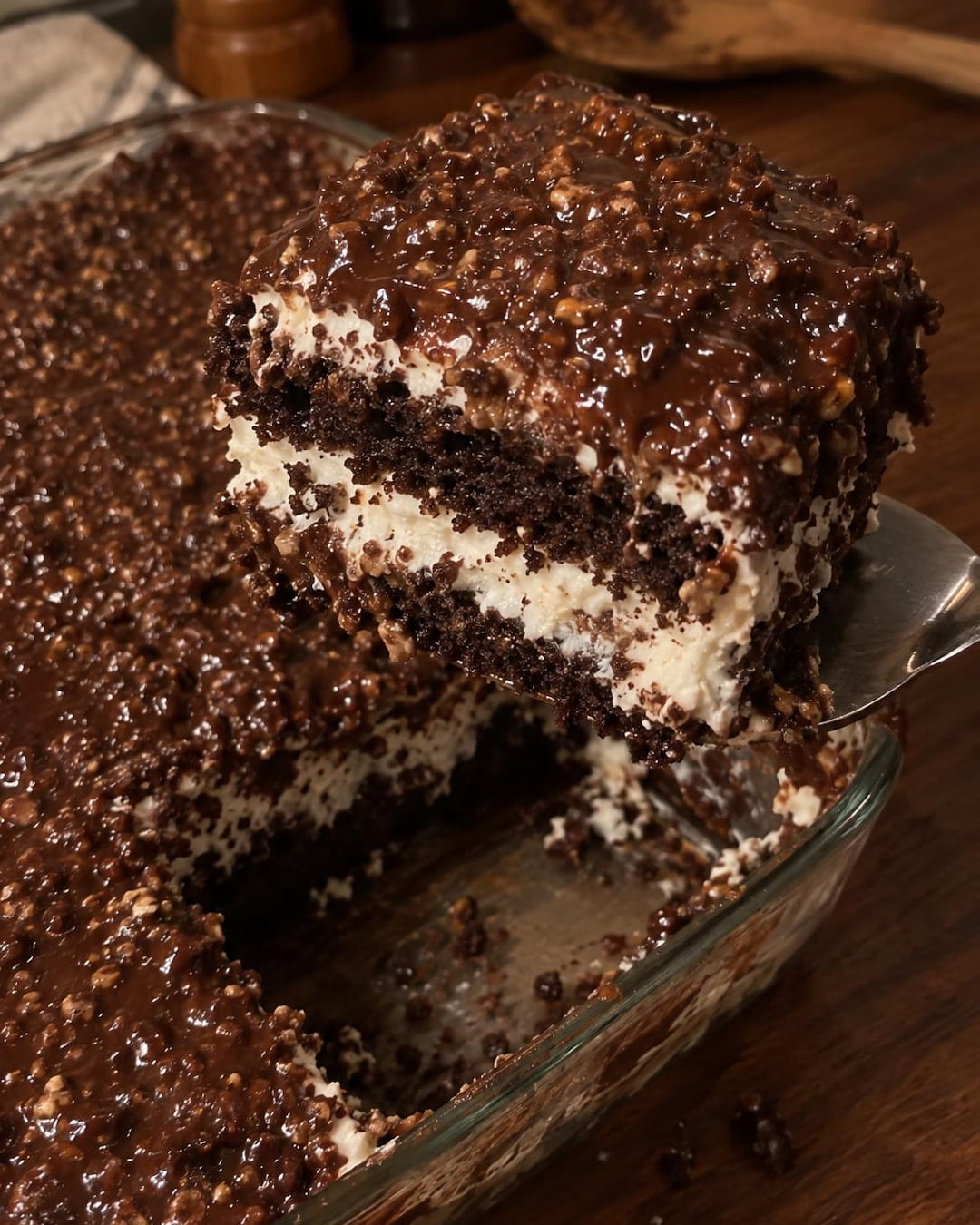 Loaded Chocolate Crunch Cake