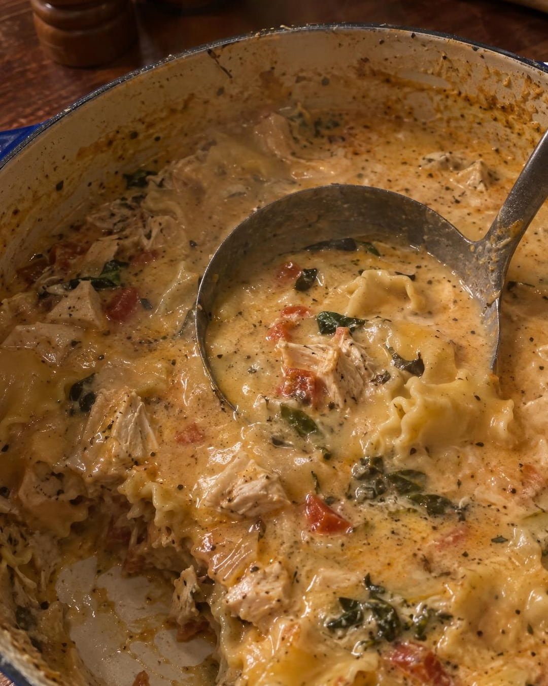 Creamy Chicken Lasagna Soup