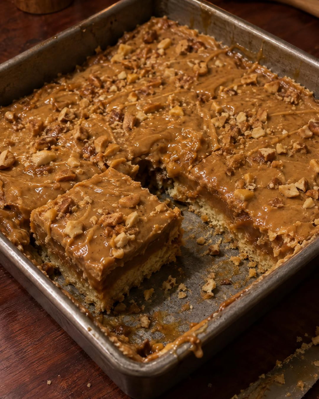 Homemade Peanut Butter Caramel Slabs